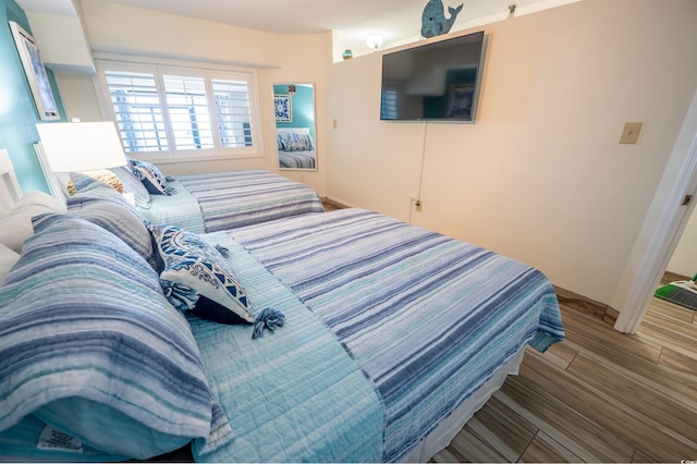 4800 S Ocean Blvd Unit 1522, North Myrtle Beach, SC 29582 - bedroom with wood finished floors