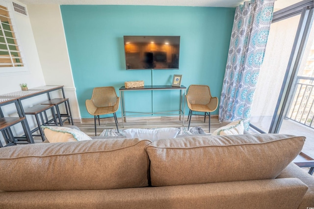 4800 S Ocean Blvd Unit 1522, North Myrtle Beach, SC 29582 - living room featuring baseboards