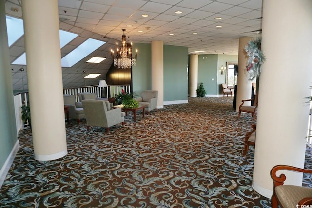 4800 S Ocean Blvd Unit 1522, North Myrtle Beach, SC 29582 - common area with a drop ceiling