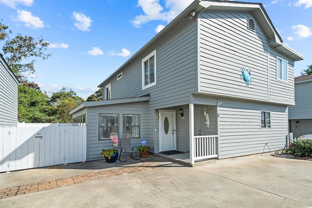 exterior space with a patio area