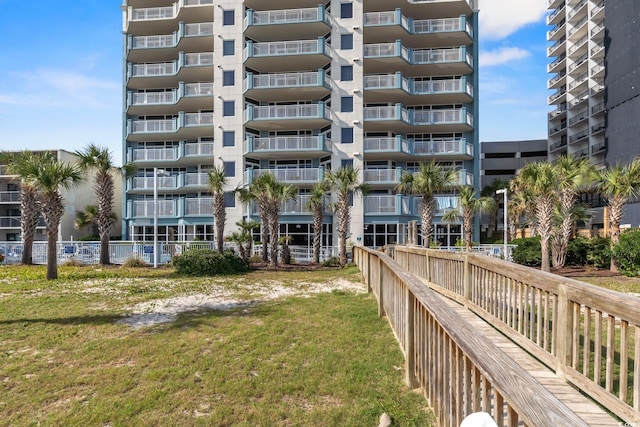 2709 Ocean Blvd S Unit 1202, Myrtle Beach, SC 29577 - view of apartment building / complex featuring fence