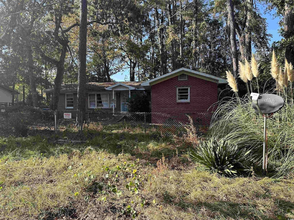 view of ranch-style home