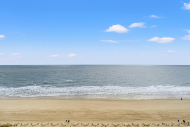 property view of water with a view of the beach