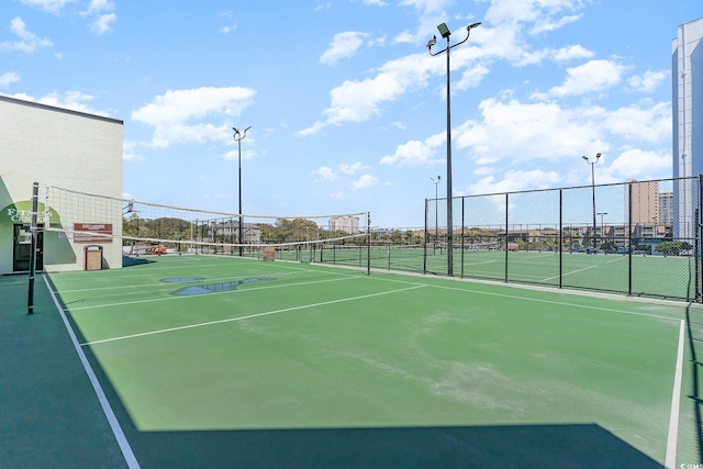 view of sport court