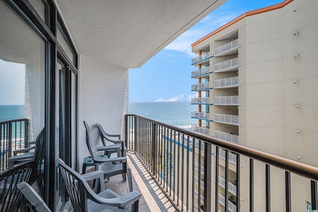 5308 N Ocean Blvd Unit 1014, Myrtle Beach, SC 29577 - balcony featuring a water view