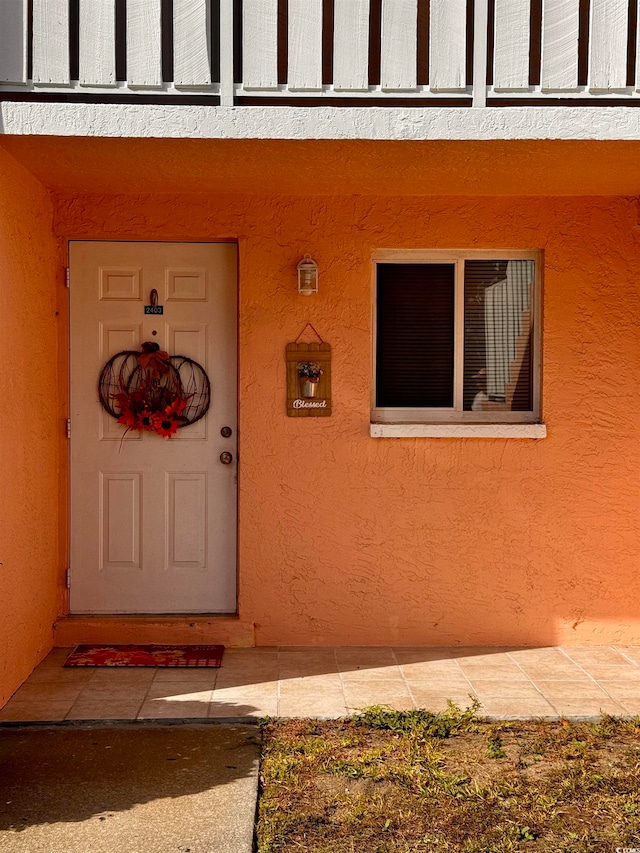 view of entrance to property