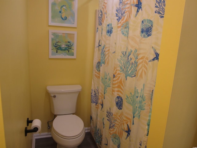 bathroom with toilet