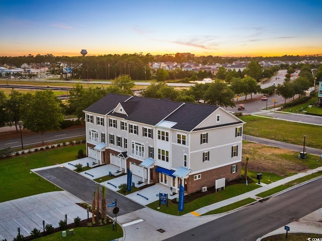 8479 Duke Pl Unit 34, Myrtle Beach, SC 29572 - aerial view at dusk