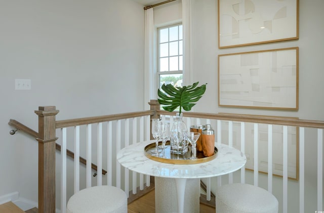 view of dining area