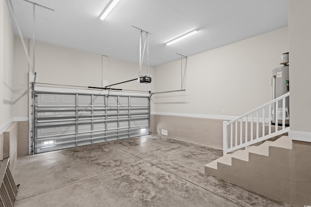 428 Meadow View Ct, Longs, SC 29568 - garage featuring a garage door opener and water heater