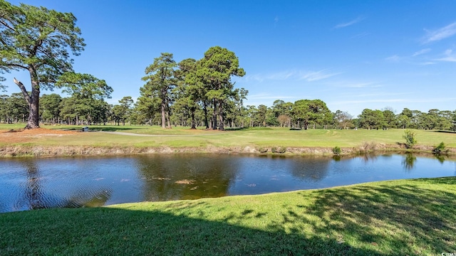 view of water feature