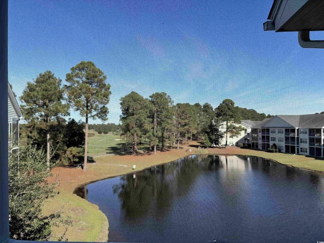 view of water feature