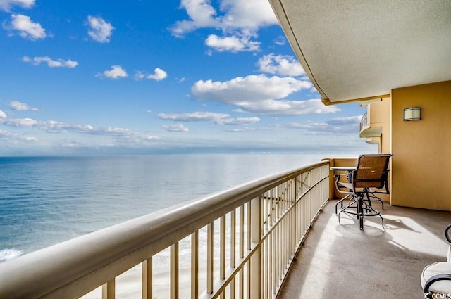 8500 Margate Cir Unit 2704, Myrtle Beach, SC 29572 - balcony featuring a water view