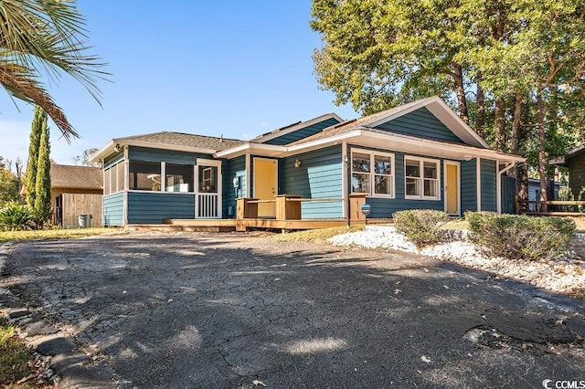 view of front of home