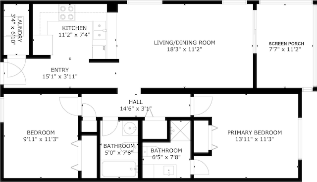 814 N Waccamaw Dr Unit 311, Garden City Beach, SC 29576 - view of room layout