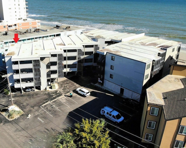 814 N Waccamaw Dr Unit 311, Garden City Beach, SC 29576 - aerial view of waterfront with a beach and apartment complex