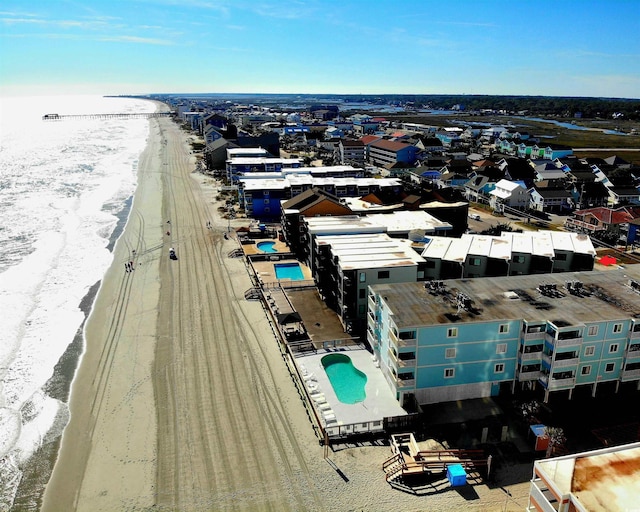814 N Waccamaw Dr Unit 311, Garden City Beach, SC 29576 - bird's eye view of a pool area and extended coastline