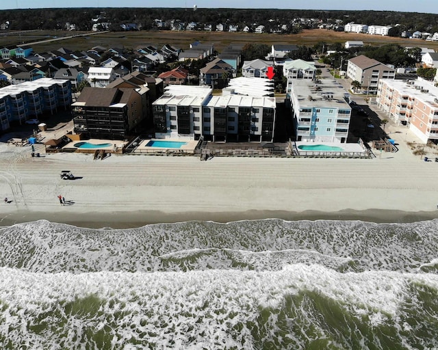 814 N Waccamaw Dr Unit 311, Garden City Beach, SC 29576 - aerial view of a pool area