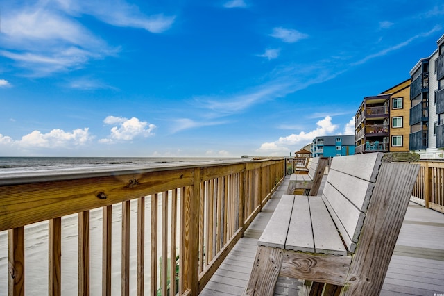 814 N Waccamaw Dr Unit 311, Garden City Beach, SC 29576 - view of home's community featuring view of water and beach
