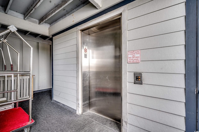 814 N Waccamaw Dr Unit 311, Garden City Beach, SC 29576 - misc room featuring carpet and elevator