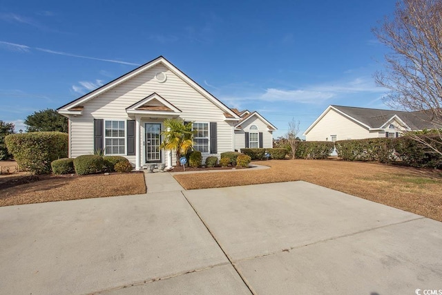 view of front of home