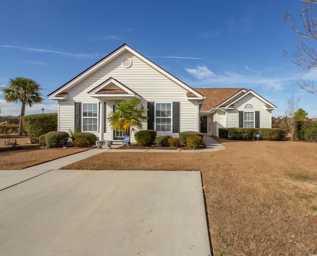 view of ranch-style house