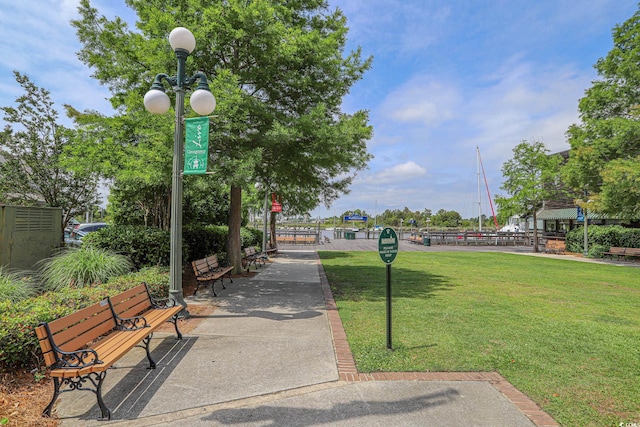 852 Comanders Island Rd, Georgetown, SC 29440 - view of community with a yard