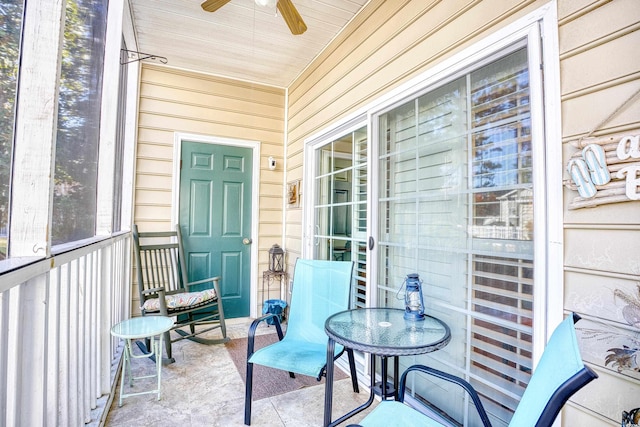 5102 Sweetwater Blvd -, Unit Murrells Inlet, SC 29576 - covered porch featuring ceiling fan