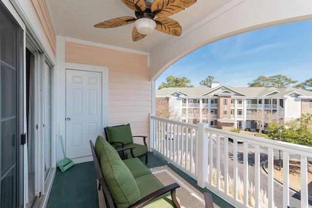 4878 Dahlia Ct Unit 24-304, Myrtle Beach, SC 29577 - balcony featuring ceiling fan