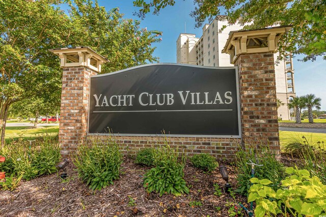 2151 Bridge View Ct Unit 2502, North Myrtle Beach, SC 29582 - view of community / neighborhood sign
