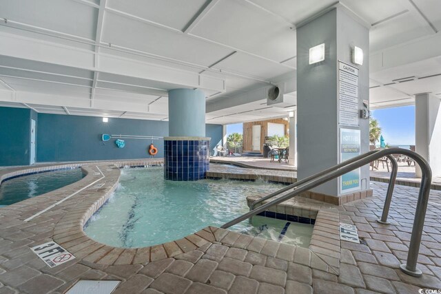 2201 S Ocean Blvd Unit 1404, Myrtle Beach, SC 29577 - view of indoor pool