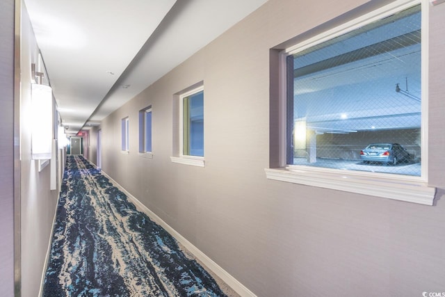 2201 S Ocean Blvd Unit 1404, Myrtle Beach, SC 29577 - hall with baseboards and carpet