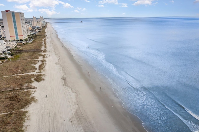 water view with a beach view