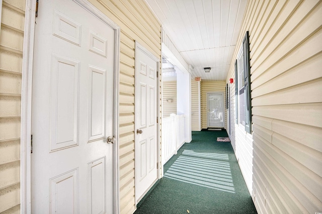 601 Hillside Dr N Unit 4133, North Myrtle Beach, SC 29582 - corridor featuring dark colored carpet