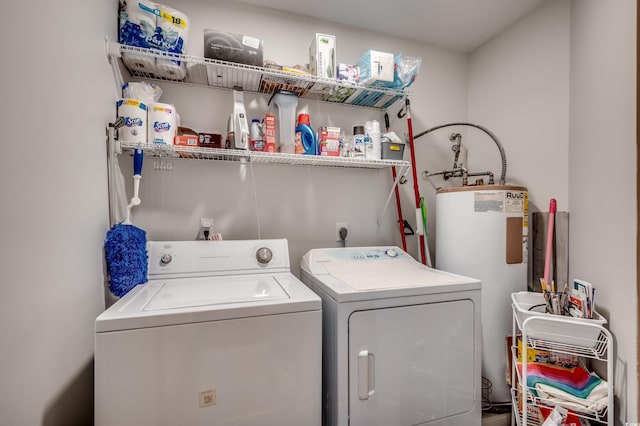 2226 Huntington Dr Unit D, Surfside Beach, SC 29575 - laundry area with independent washer and dryer and electric water heater
