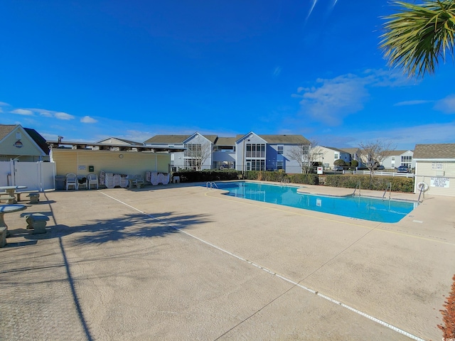 2226 Huntington Dr Unit D, Surfside Beach, SC 29575 - community pool featuring a residential view and a patio