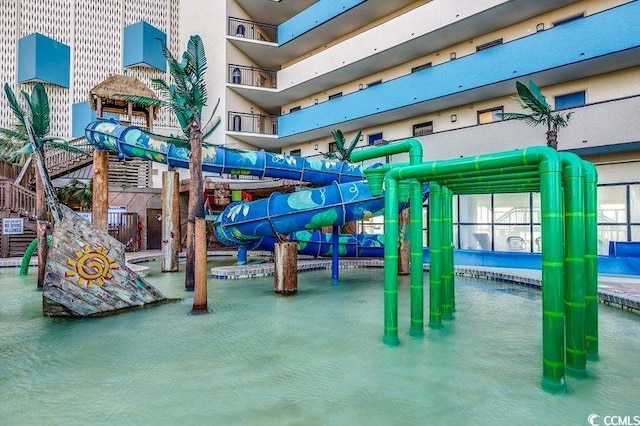 view of play area