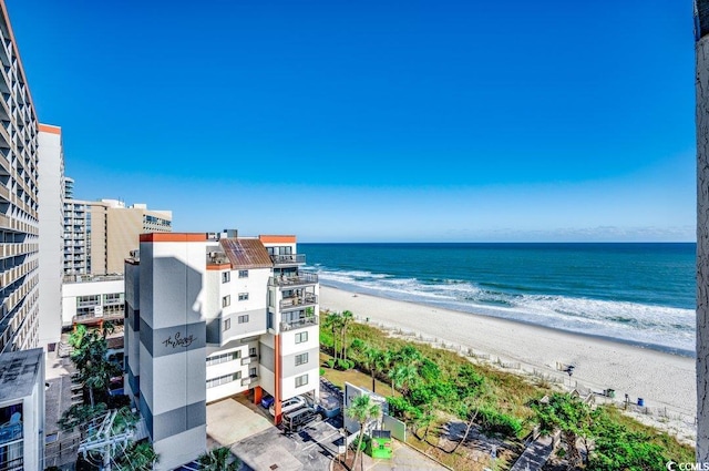 water view with a beach view