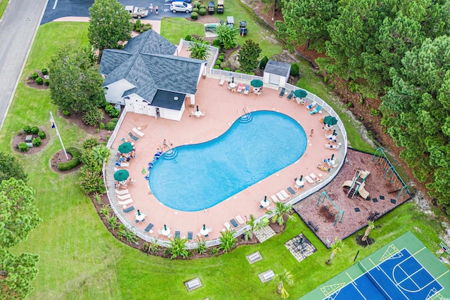 bird's eye view