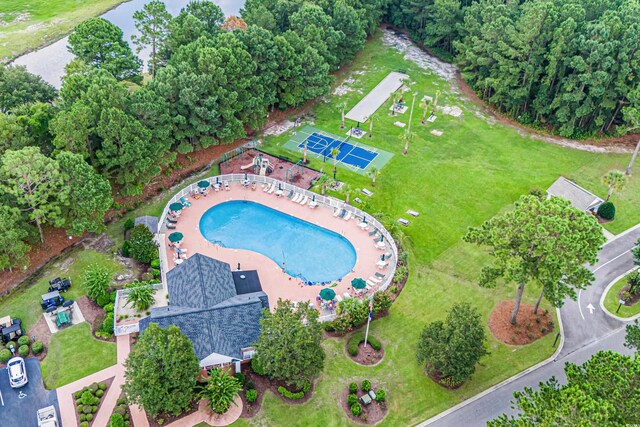 aerial view