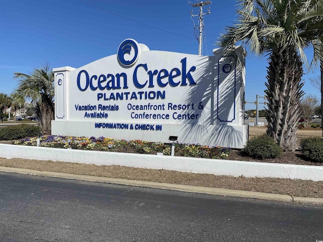 491 Ocean Creek Dr Unit 2614, Myrtle Beach, SC 29572 - view of community / neighborhood sign