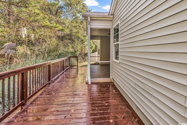 view of deck