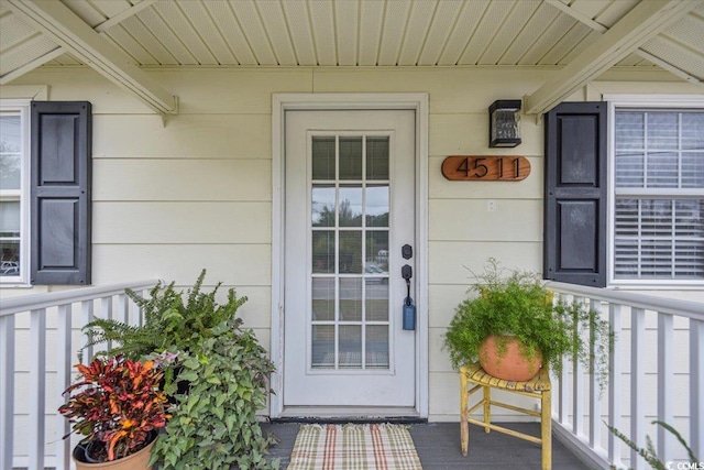 view of entrance to property