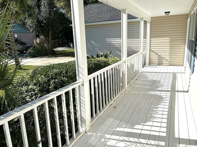 view of deck