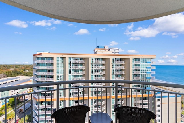 5200 N Ocean Blvd Unit 1231, Myrtle Beach, SC 29577 - balcony with a water view