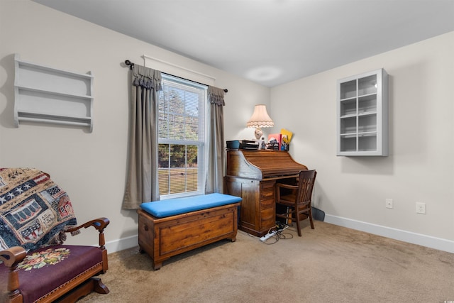 2580 Ash Little River Rd, Ash, NC 28420 - sitting room with baseboards and carpet floors