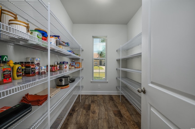 view of pantry