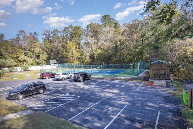 view of sport court