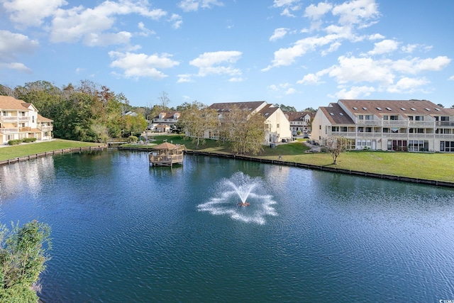 property view of water