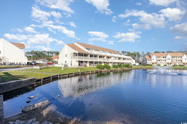 property view of water